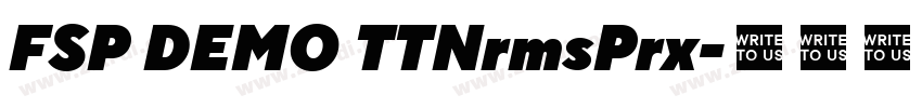 FSP DEMO TTNrmsPrx字体转换 FSP DEMO TTNrmsPrx字体转换